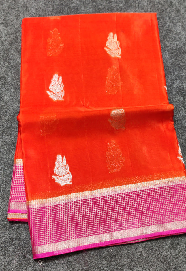 Mashru Silk Saree- MS42