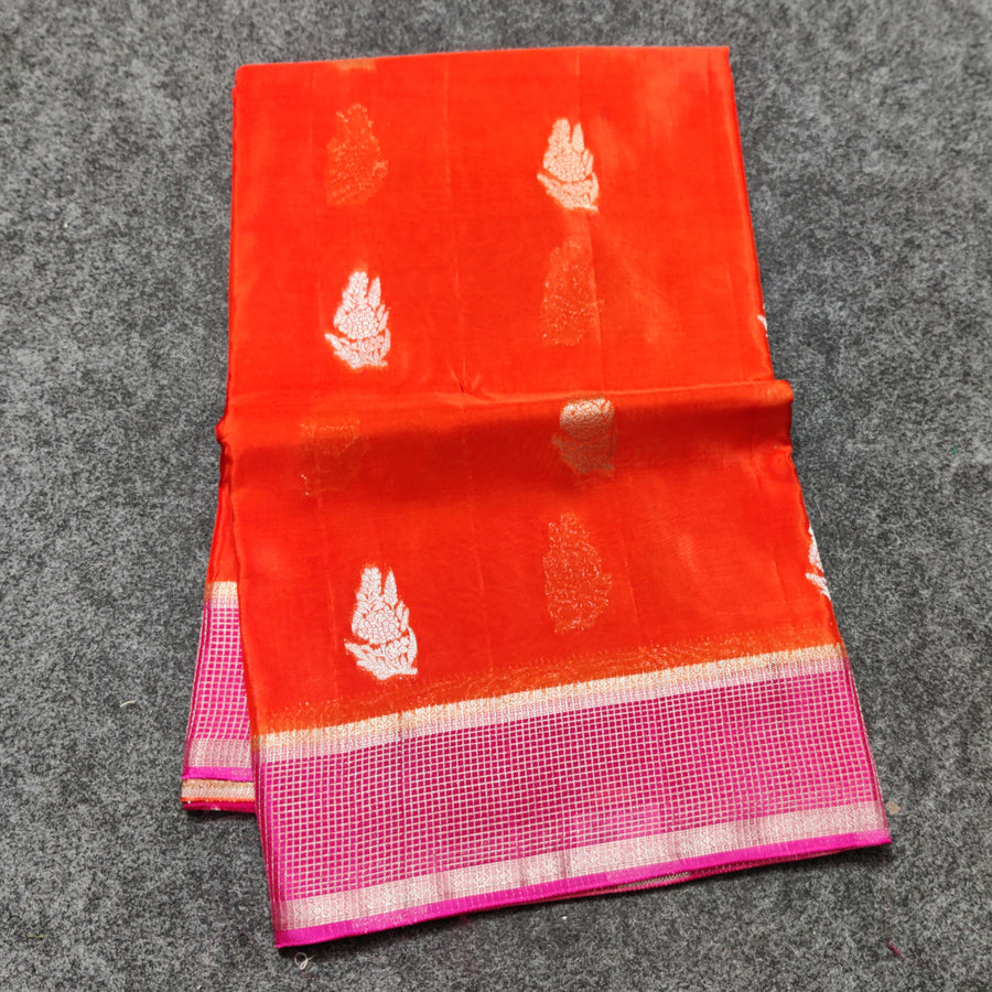 Mashru Silk Saree- MS42