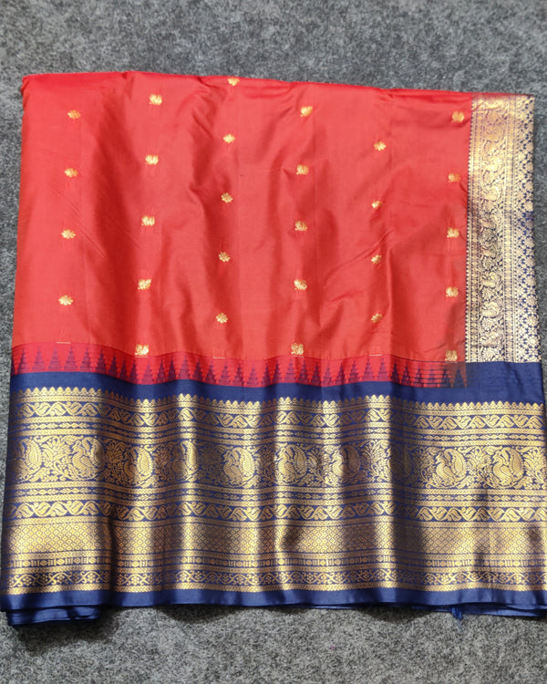 Gadwal Semi Silk Saree - GSM22 alternate view