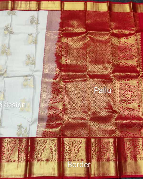 50% off Kanchi kuttu vintage Handloom saree - KMP84 alternate view