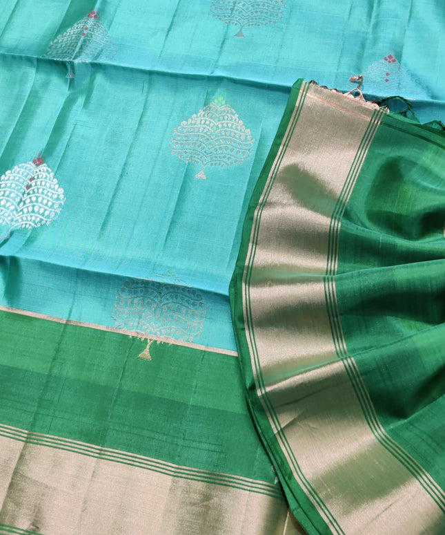 Lightweight pattu Scurt Border Saree - LWP142