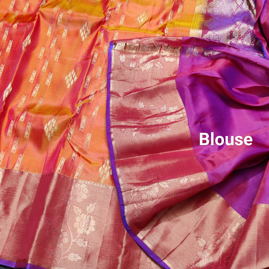 Lightweight pattu Scurt Border Saree - LWP414