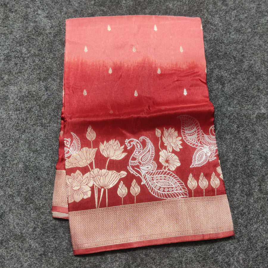 Satin Silk Saree- SA08