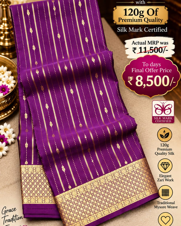 Mysore Pure Crepe Silk - CRP18