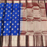 Kanchi Vintage Gap border pattu - KMP247