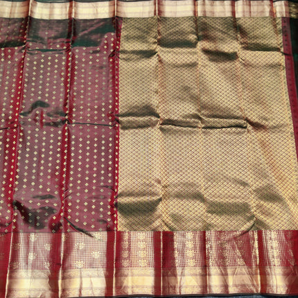 Kanchi pure vintage silk Saree - KMP2076