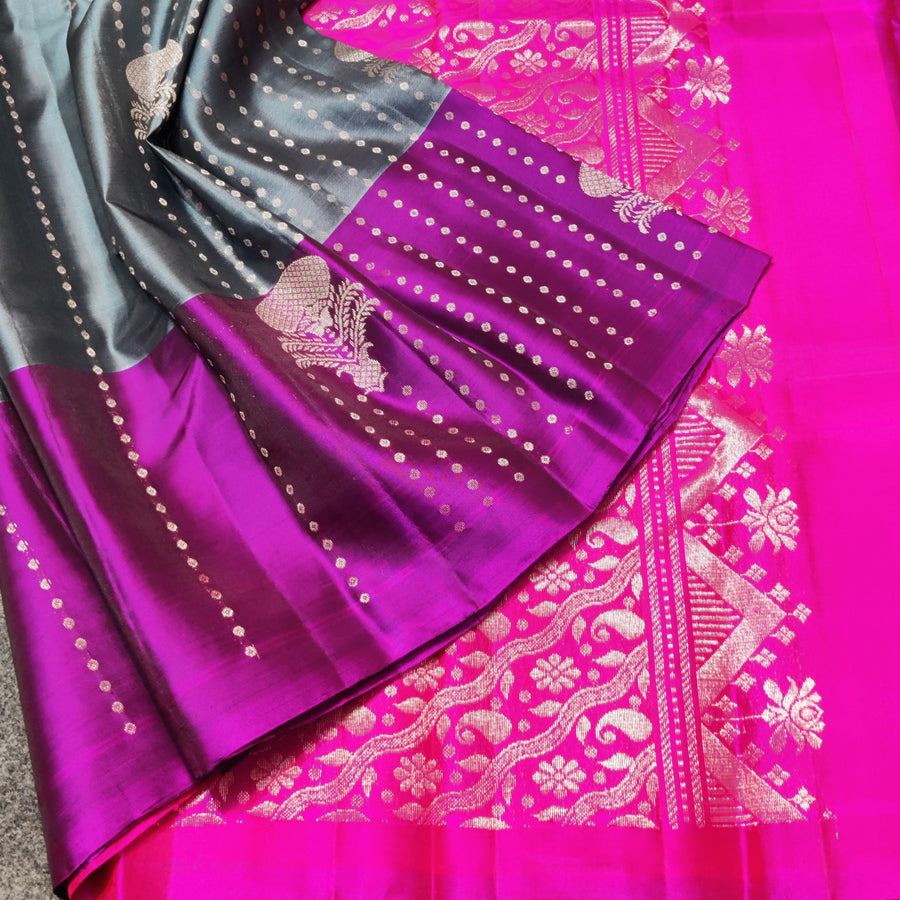 Lightweight Pattu Scurt Border Saree - LWP2093