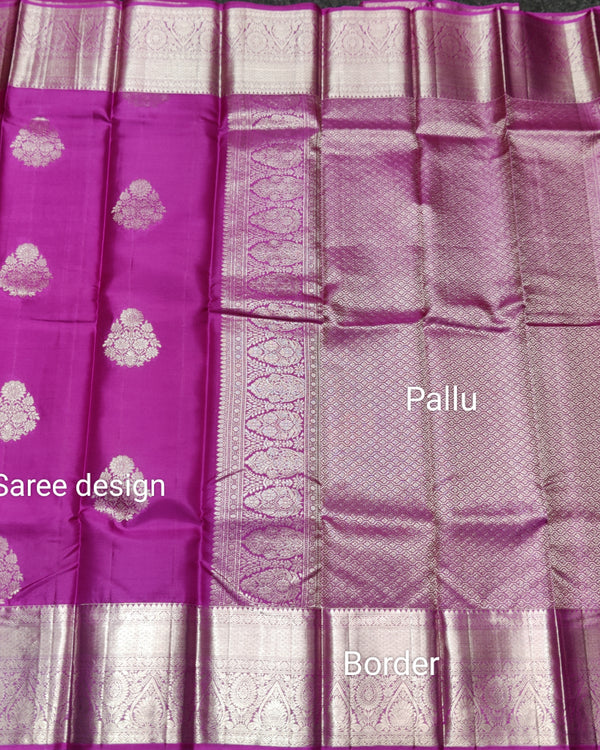 Kanchi Pure handloom Silk Saree - KMP02 alternate view