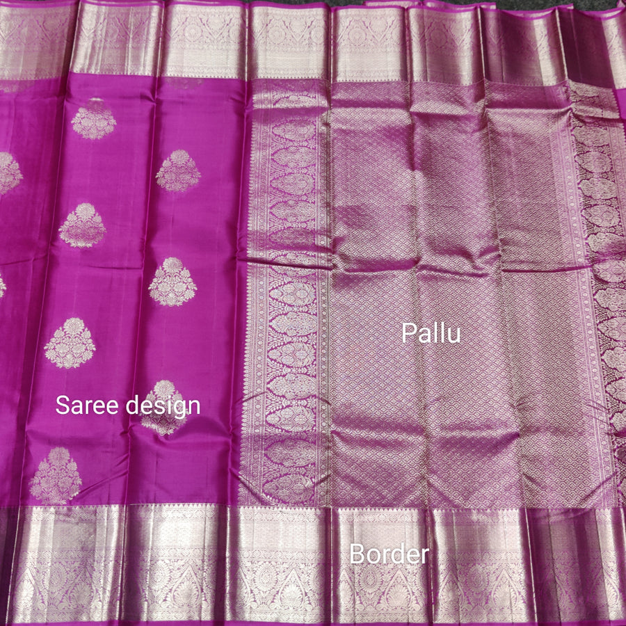 Kanchi Pure handloom Silk Saree - KMP02