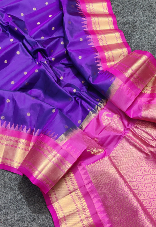 Gadwal Handloom Pure silk saree - GPS172