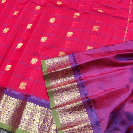 Gadwal Sico Silk Saree - GS164