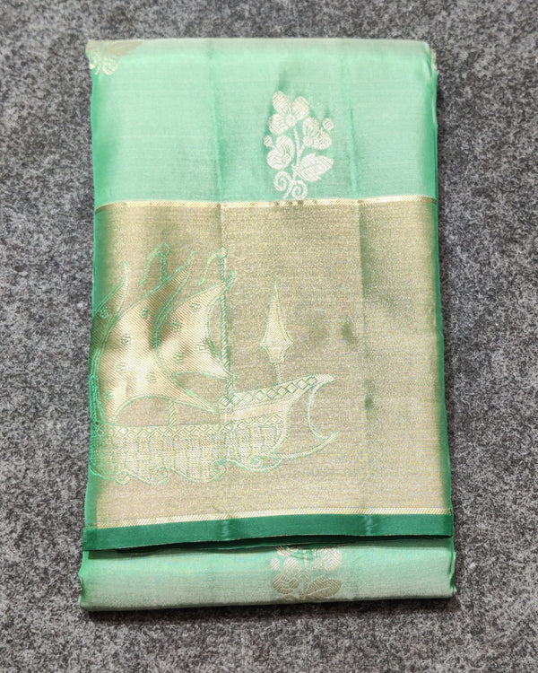 Lightweight pattu Scurt Border Saree - LWP405