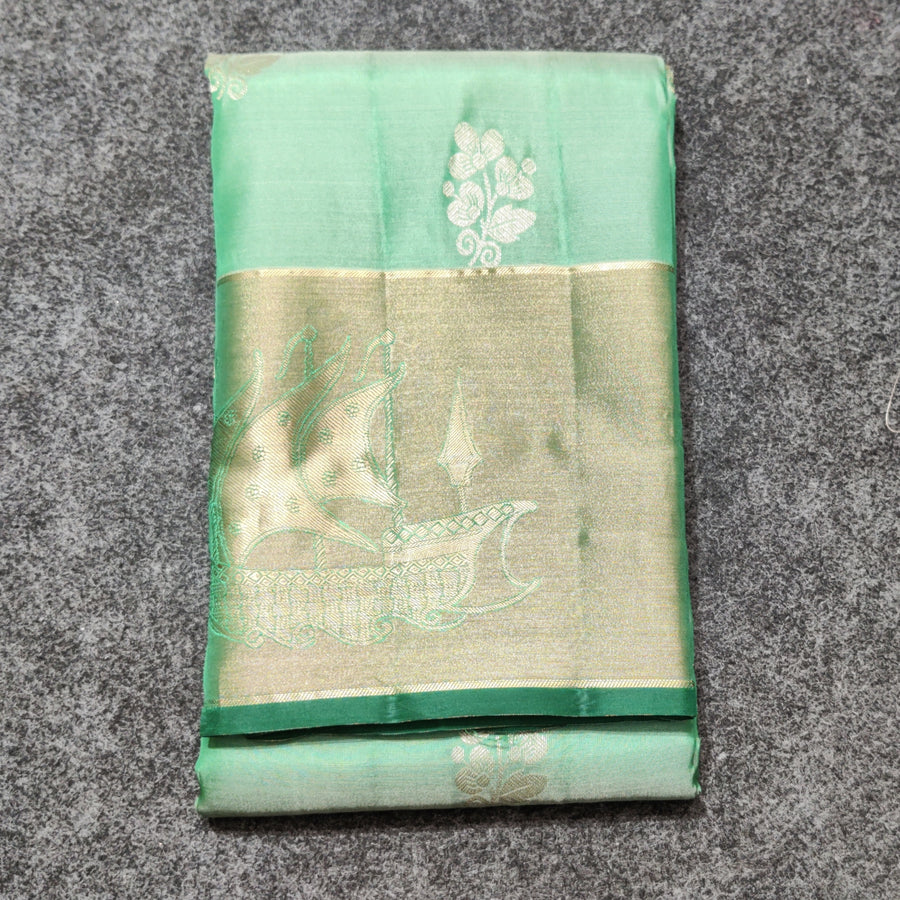 Lightweight pattu Scurt Border Saree - LWP405