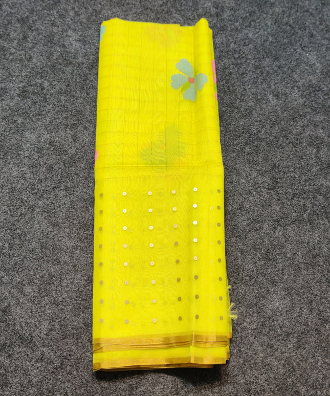Jamdani handloom pure silk - JM06