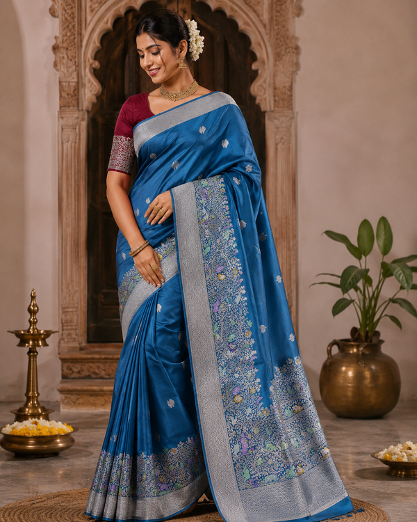 Mashru satin Silk Saree- MS22