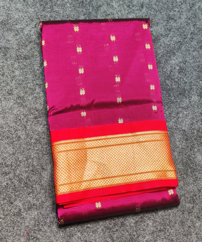 Gadwal Paithani Soft Silk Saree- GSM06