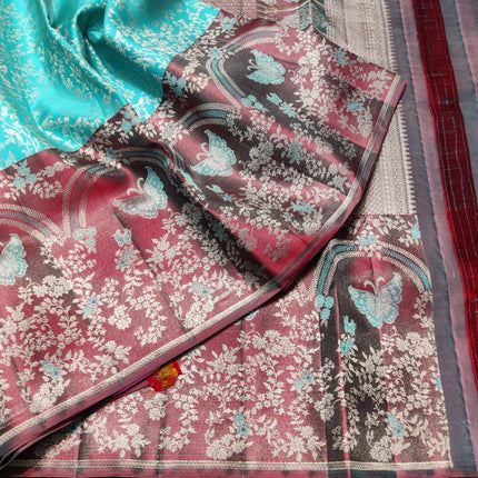 Kanchi Meenakari Brocade Pure handloom Silk Saree - KMP1976