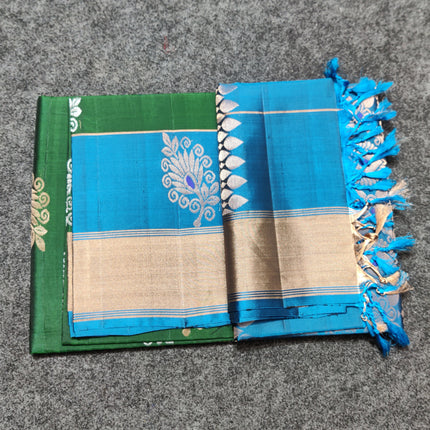 Lightweight pattu Scurt Border Saree - LWP154