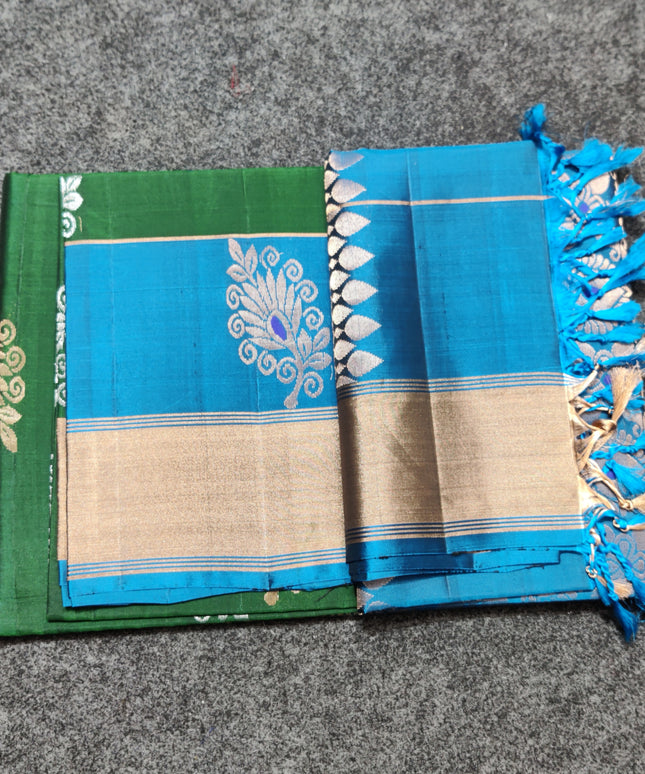 Lightweight pattu Scurt Border Saree - LWP154