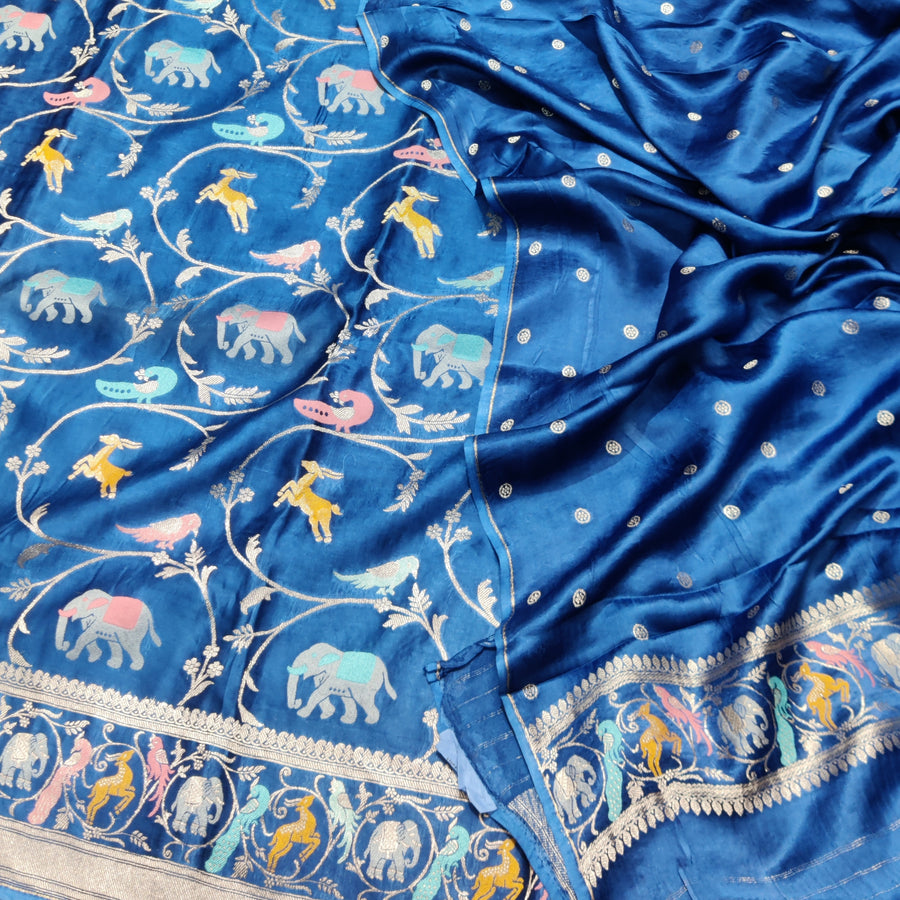 Mashru satin Silk Saree- MS51
