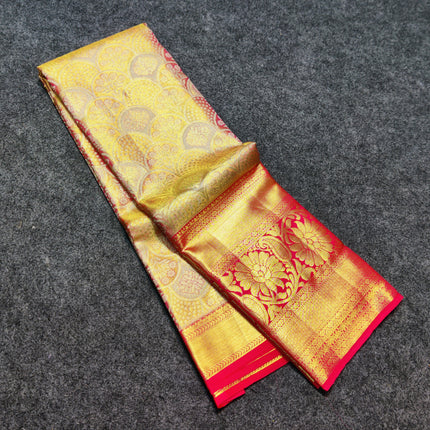 Kanchi Pattu Wedding Sarees @30% Off -KMP971