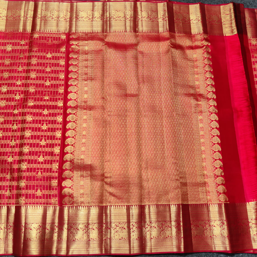 Kanchi Vintage Handloom Pattu Saree - KMP61