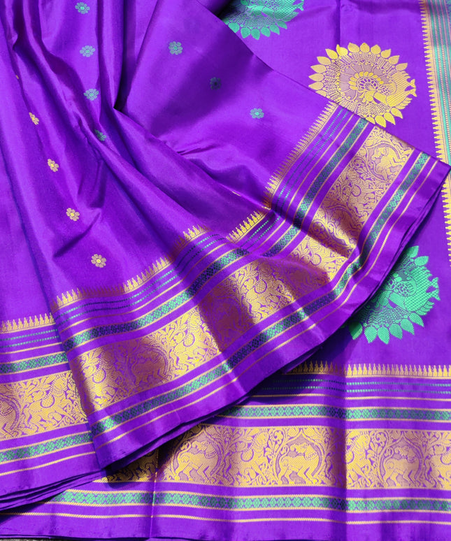 Kanjivaram Resham Silk Saree - KMP1533