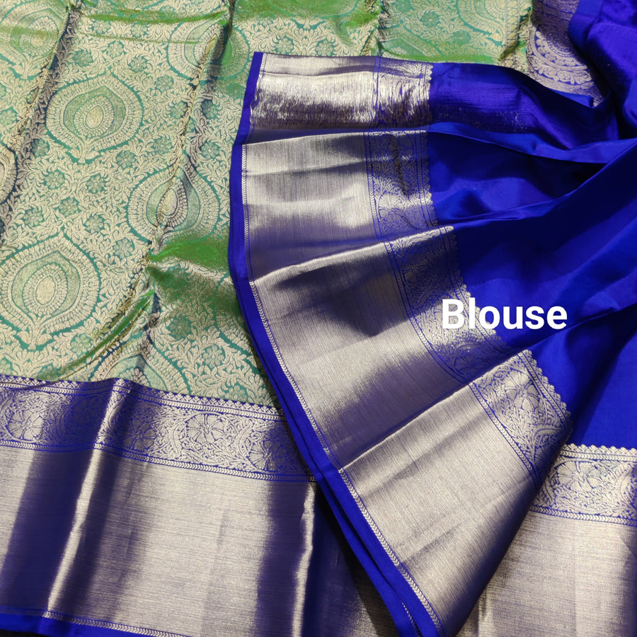 Kanchi pure Bridal wear saree @40% Off - KMP2001