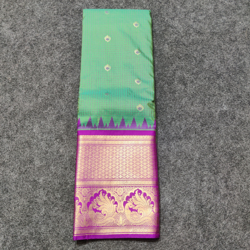 Gadwal Semi Silk Saree - GSM36