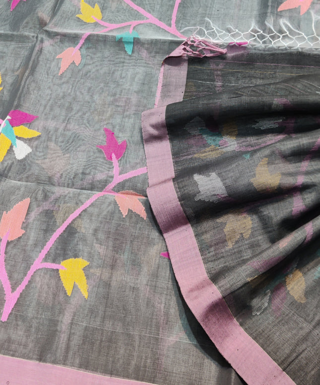 Jamdani handloom pure silk - JM11
