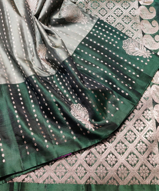 Lightweight Pattu Scurt Border Saree - LWP1082
