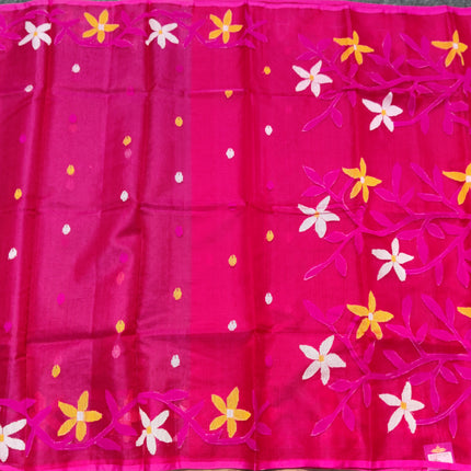 Jamdani handloom pure silk - JM01