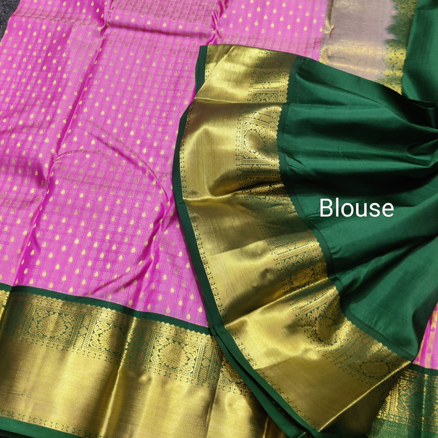 50% off Kanchi kuttu vintage Handloom saree - KMP82
