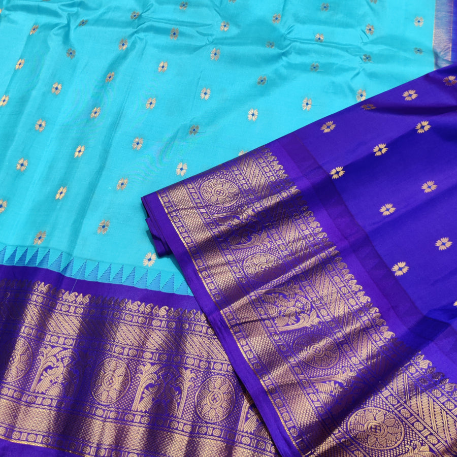 Gadwal Handloom pure silk- GPS43