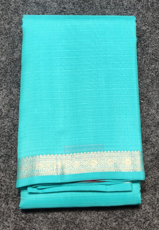 Kanchi pattu small border saree - KMP3013