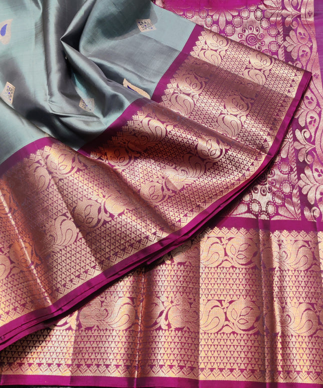Kanchi pure silk Saree - KMP1251