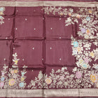 Crepe Banaras silk saree -BS03