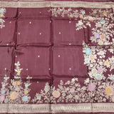 Crepe Banaras silk saree -BS03
