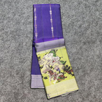 Lightweight Pattu Scurt Border Saree - LWP1073