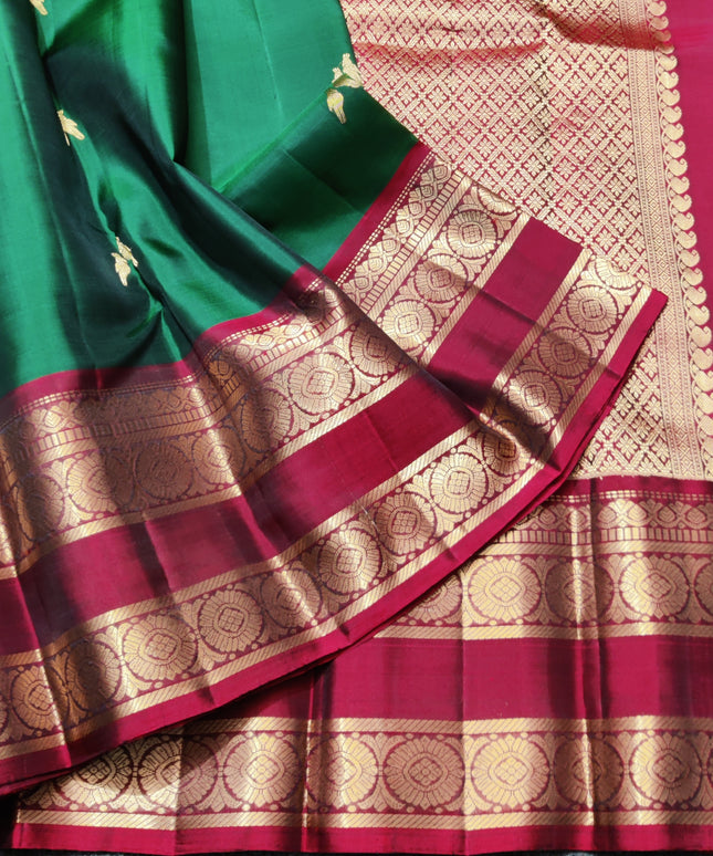 Kanchi Vintage Handloom Pattu Saree - KMP26