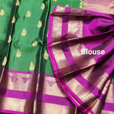 Kanchi Vintage Gap border pattu - KMP244