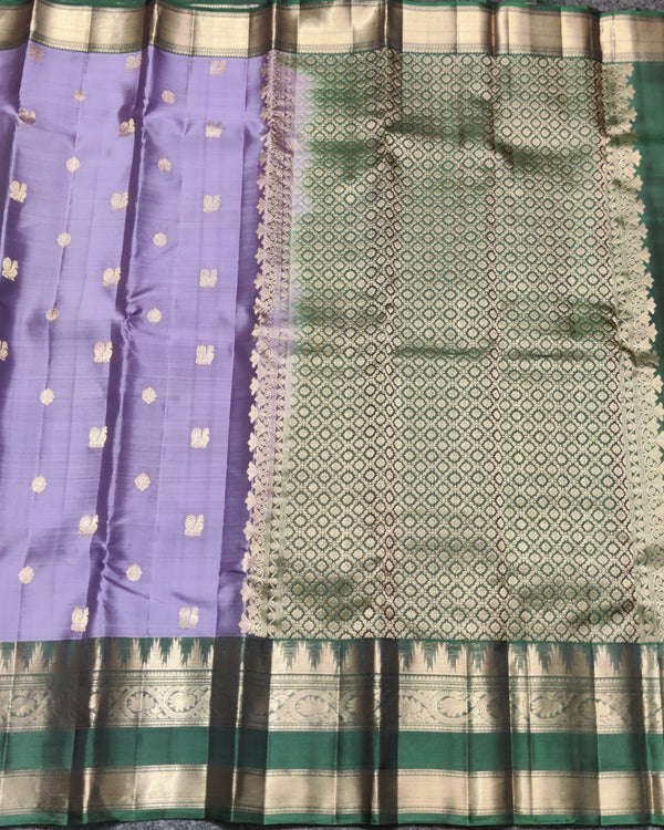 Kanchi Vintage Gap border pattu - KMP291 alternate view