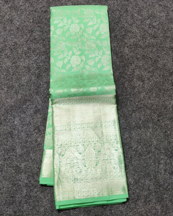 Kanchi Bridal Pure Silk Saree with Brocade Design – KMP228