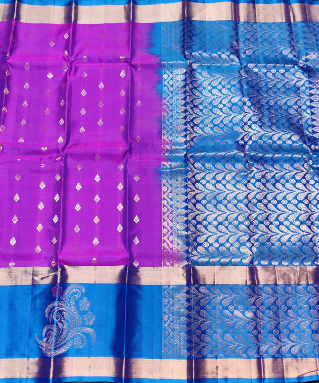 Lightweight Pattu Scurt Border Saree - LWP1076
