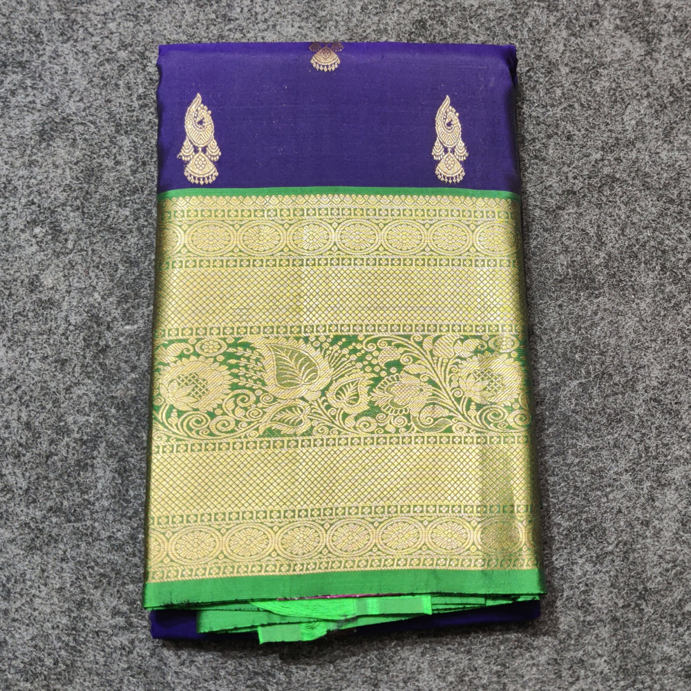 Kanchi Vintage Gap border pattu - KMP251