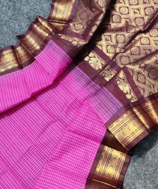 Gadwal Dori Cotton Saree - GC24