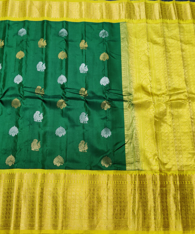 Gadwal pure handloom kuttu silk saree - GPS128