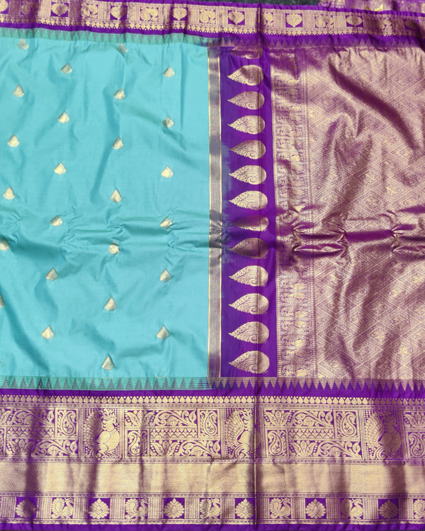 Gadwal Semi Silk Saree - GSM04 alternate view