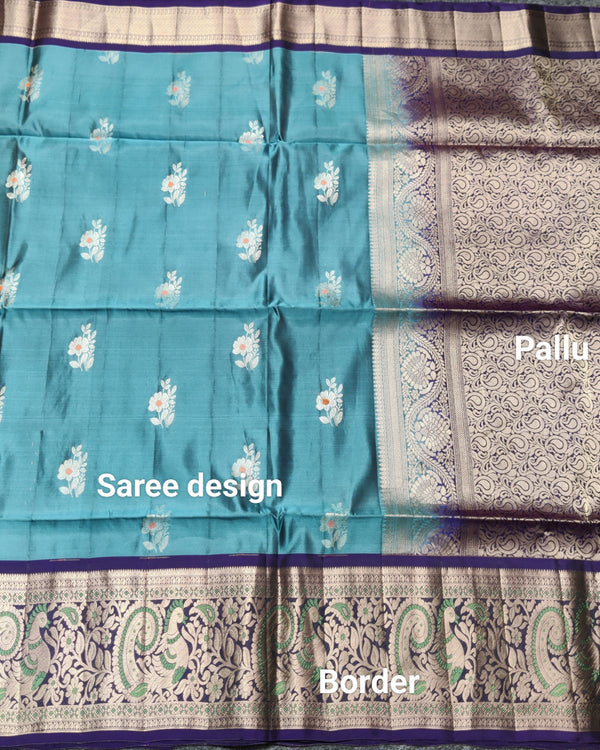 Meenakari kanchi lightweight pattu Saree - KMP149 alternate view
