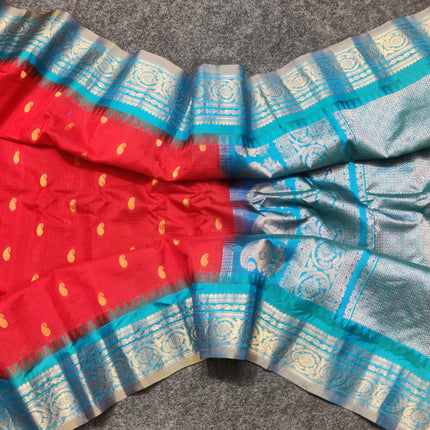 Gadwal Handloom Sico Silk Saree - GS166